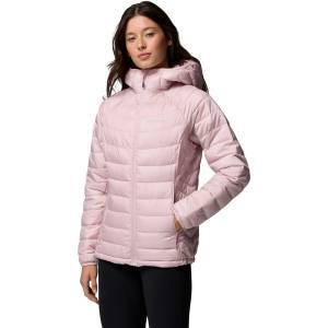 Columbia Powder lite hooded jacket розово, сребърно xs (2089391618)