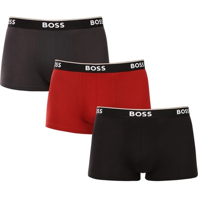 BOSS Комплект от три - мъжки боксерки BOSS многоцветни BOSS | Cheren Cherven Siv Mnogotsveten | МЪЖЕ | XL