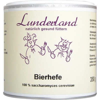 Lunderland Tierfutter Pivovarské kvasnice 350 g