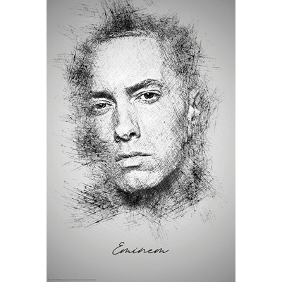 Plagát, Obraz - Rapper Sketch, 61 × 91.5 cm