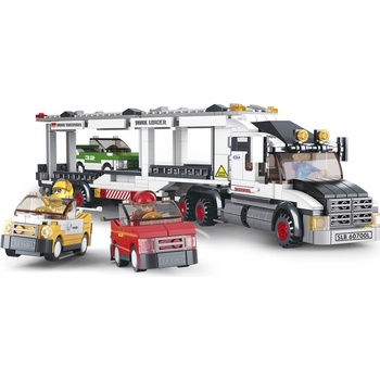 Sluban B0339 Town Náklaďák na transport aut 638 ks