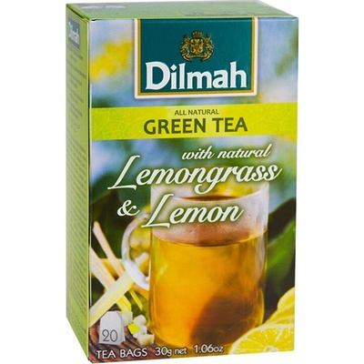 Dilmah zelený čaj Citronová tráva a citron 20 x 1,5 g