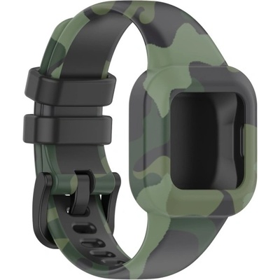 VSECHNONAMOBIL ART Silikonový řemínek pro Garmin Vivofit Junior3 CAMOUFLAGE 80852
