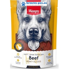 Wanpy Dog Soft Beef Jerky Slices 100 g