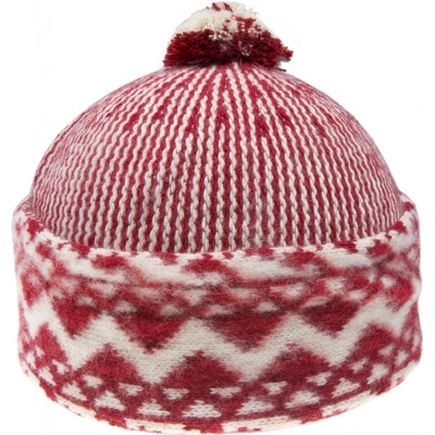 Tonak Zmijovka TRITON čepice dětská červená/smetanová