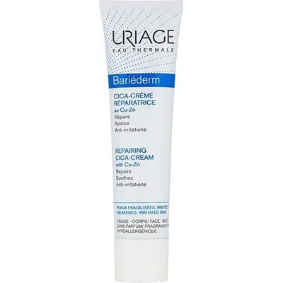 Uriage Reparativní krém s obsahem mědi a zinku Bariéderm Cica (Repairing Cica-Cream With Cu-Zn) 40 ml