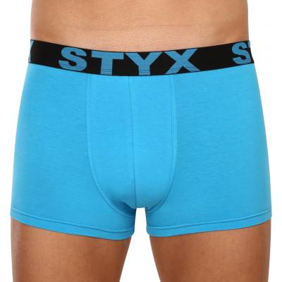 Styx Мъжки боксерки Styx спортен ластик надразмер светло сини Styx | Sin | МЪЖЕ | 5XL