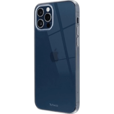 Artwizz NoCase - тънък (0.8 мм) силиконов TPU калъф за iPhone 12, iPhone 12 Pro (прозрачен)