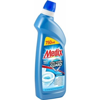 Medix Препарат за почистване на тоалетна Total Power Guard, океан, 750 ml, син (3801003001226)