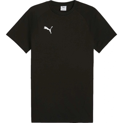 Puma pánske tričko TEAMEVOSTRIPE TEE čierna biela