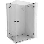 Mexen Lunar L Душ кабина Duo врата дясна 120 x 95 см, прозрачна, черна - 834L-120P-095L-70-00 (834L-120P-095L-70-00)