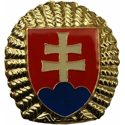Odznak SLOVENSKO čepicový ZLATÝ