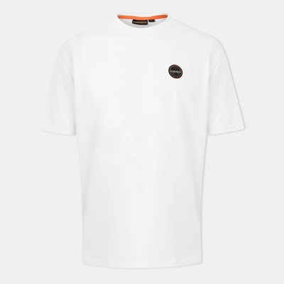 Napapijri Мъжка тениска Napapijri Badge Short Sleeve T-Shirt Mens - White Heron
