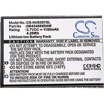 Cameron Sino Батерия за рутер хотспот HB434666RAW Huawei E5336 E5573 E5577 3, 7V 1150mAh CAMERON SINO (3229)