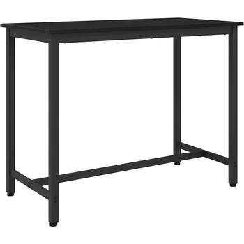 vidaXL Маса Черния дъб 100 x 50 x 76, 5 см (873744)