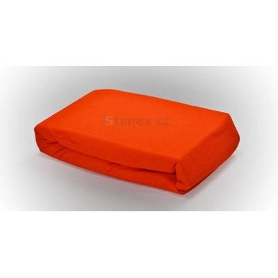 Stanex Froté napínací prostěradlo oranžové 90x200