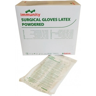 Batist Medical Batist Immunity latexové pudrované bílé 50 párů