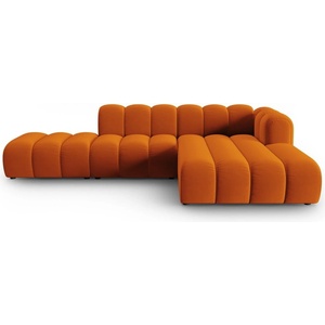 Micadoni Оранжев ъглов диван (десен ъгъл) Lupine - Micadoni Home (MIC_0RCO_44_F1_LUPINE4)