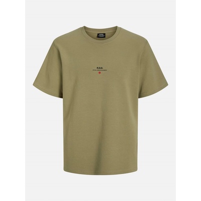 Jack and Jones Тениска Jack and Jones Men's RDD Tee Short Sleeve Crew Neck T-Shirt - Aloe