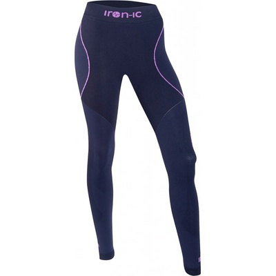 Iron-ic běžecké funkční kompresní legíny Black
