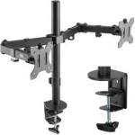 Maclean desk holder for 2 lcd monitors mc-884