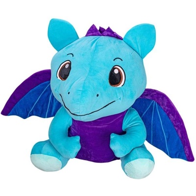 Mikro Plush Friends дракон син плюшен 60см седящ 0м+ (90282)