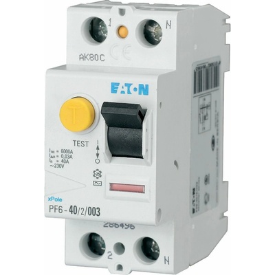 Eaton PF6-40/2/003-A 40A 30mA A 6kA 112924