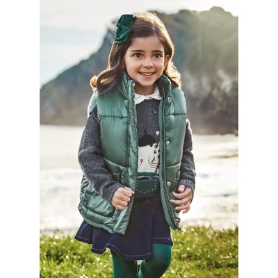 Mayoral Елек с две лица за момиче в синьо- зелен цвят Майорал