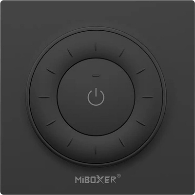 RF ovladač Mi-Light K3-B pro jednobarevné a CCT LED 2,4GHz bateriový černý