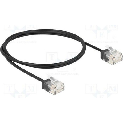 Delock 80371 Patch U/UTP Cat 6 RJ45 vidlice z obou stran 1m