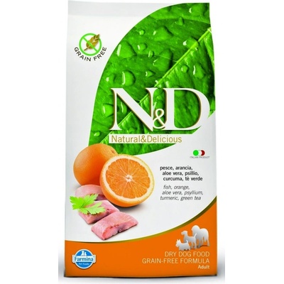 N&D Grain Free Dog Adult Mini Fish & Orange 0,8 kg