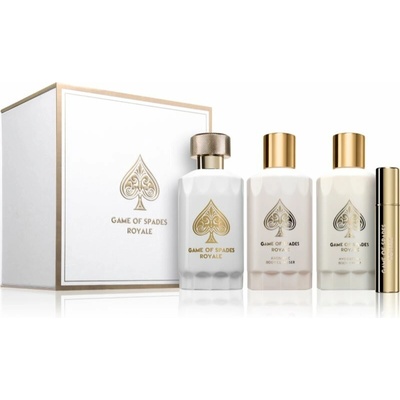Jo Milano Paris Game Of Spades Jo Milano Paris Game Of Spades Royale EDP 100 ml + sprchový gel 200 ml + tělové mléko 200 ml + rozprašovač parfémů