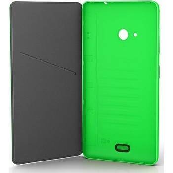 Nokia Калъф за телефон nokia lumia 535 flip cover shell green (02744b1 535 shell cc-3092)