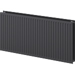 Mexen CH20 Хигиеничен панелен радиатор 400 x 500 мм, странично свързване, 398 W, антрацит - W420H-040-050-66 (W420H-040-050-66)