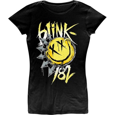 RockOff BLINK 182 Dámske bavlnené tričko Big smile čierne