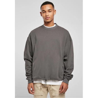 Urban Classics Мъжка широка блуза в тъмносив цвят Urban Classics Sport CrewUB-TB5508-02457 - Тъмносив, размер 4XL