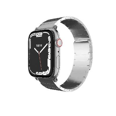 Maestro M Magnetic Strainless Steel Band - стоманена, неръждаема каишка за Apple Watch 38мм, 40мм, 41мм (сребрист)