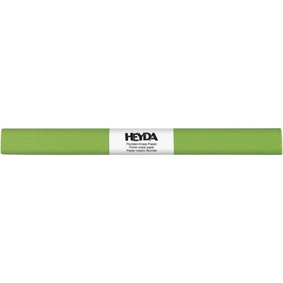 HEYDA Krepový papír v roli 50 × 250 cm - světle zelený