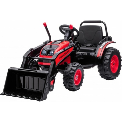 Mamido detský elektrický traktor s lopatou červená