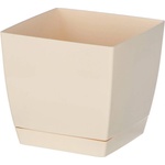 Prosperplast Саксия coubi квадрат кремава 12 х 12 см. dukp 120