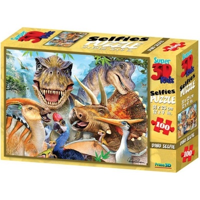 Prime3D Dinosauří selfie 3D 100 dílků