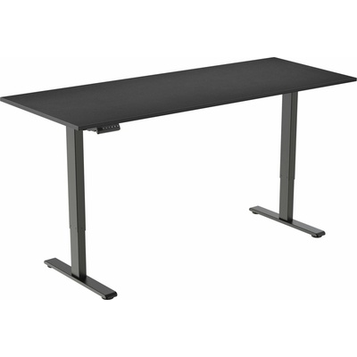 AlzaErgo Table ET2 Essential černý + deska 160×80 cm lamino černá