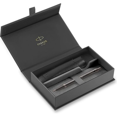 Parker IM Monochrome Titanium kuličkové pero dárková sada s pouzdrem 1502/3292961 – Zboží Živě