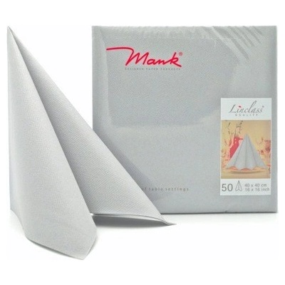 Mank Airlaid servítky strieborné 40x40cm 50 ks