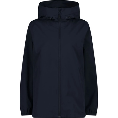 CMP Дамско водоустойчиво яке CMP Women's ClimaProtect Jacket Fix Hood Parka - Black Blue - размер 50 (EU) (104-5356-0319)