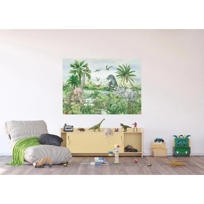Ag Design FTDNM-5283 Dětská vliesová fototapeta na zed' Dino, rozměry 155 x 110 cm