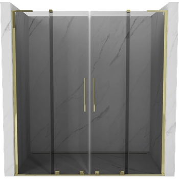 Mexen Velar L Duo плъзгащи се душ врати 170 см, графит, златни - 871-170-003-42-50 (871-170-003-42-50)
