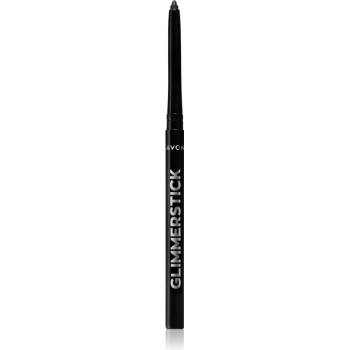 Avon Glimmerstick Diamond прецизен молив за очи с витамин Е цвят Black Ice 0, 35 гр