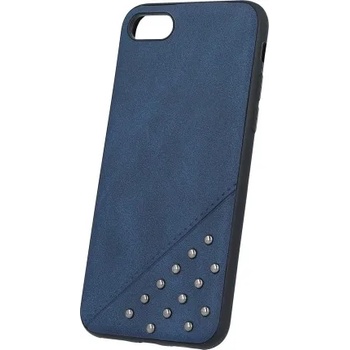 Apple Силиконов калъф кейс за iPhone 5 / iPhone 5s / iPhone SE Beeyo тъмно синя кожа с капси