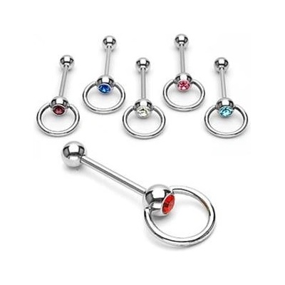 Šperky4U piercing do jazyka pohyblivý PJ01139-R